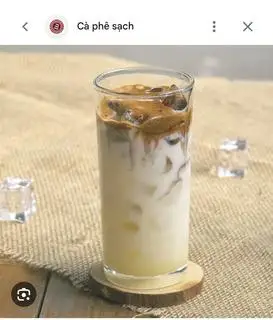 Hình ảnh cafe sữa tươi