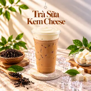 Hình ảnh Trà sữa kem cheese