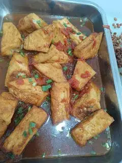 Hình ảnh đậu hũ sốt cà 