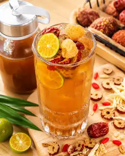 Hình ảnh Trà hoa cúc ô mai