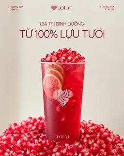 TRÀ LỰU ĐỎ - 69.000 ₫ tại Louvi Coffee - Lưu Văn Lang