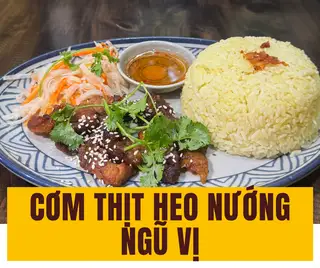 Hình ảnh Cơm Thịt Heo Nướng Ngũ Vị