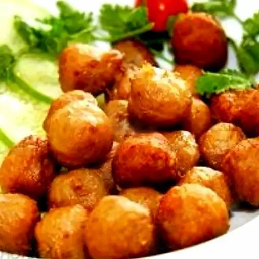 Bò viên chiên - 11.000 ₫ tại Tré Trộn Cóc Bà Cúc - Phan Văn Trị