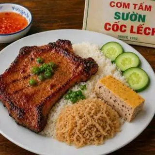 Hình ảnh Cơm sườn + Bì + Chả