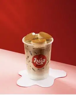 Hình ảnh Cà phê sữa tươi siêu bánh flan - ly 1 lít