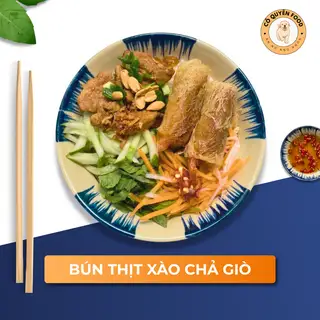 Hình ảnh BÚN THỊT XÀO CHẢ GIÒ