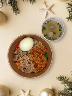 Mì trộn sa tế - 38.000 ₫ tại Hẻm FastFood - Mì Trộn Trứng Lòng Đào