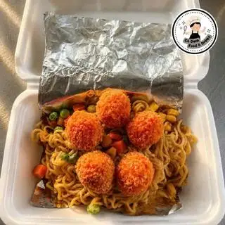 Hình ảnh Mì trộn tôm viên phô mai