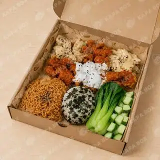 Hình ảnh Box gà 6 vị + Cơm rong biển+ Indomie
