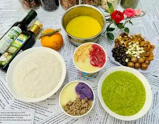 Hình ảnh Cháo Cua biển sốt bơ tỏi