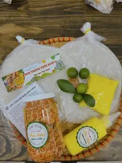 Hình ảnh Combo A 400g Bánh phơi sương - 200g Tép hành phi - 150g Bơ trứng - 50g Bơ