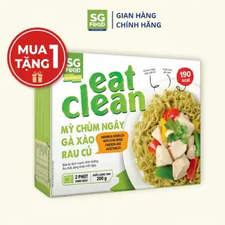 Hình ảnh Mua 1 tặng 1 Mỳ Chùm Ngây Gà Xào Rau Củ Saigon Food 200g