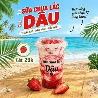 Hình ảnh Sữa chua lắc Dâu