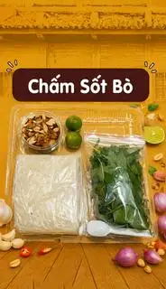 Hình ảnh Bánh Tráng Chấm Sốt Bò Cay