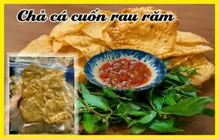 Chả cá cuốn rau răm - 42.000 ₫ tại Ăn Vặt Món Ngon Bình Định - An Phú Đông 12