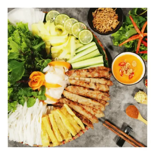 Hình ảnh Nem nướng Nha Trang đặc biệt (suất lớn 8c Nem + 2c Nem lụi Huế)