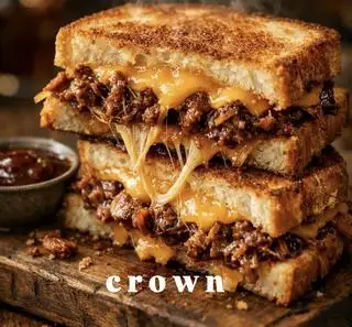 Hình ảnh Sandwich bò sốt phômai