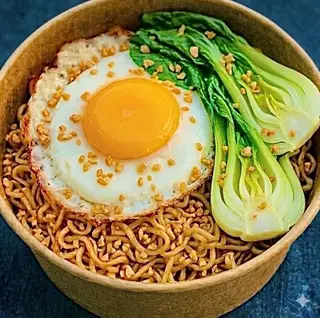 Mì Trộn Indomie + Trứng - 30.000 ₫ tại Ăn Vặt Bonu - Cá Viên Chiên & Mì Trộn - Dương Bá Trạc