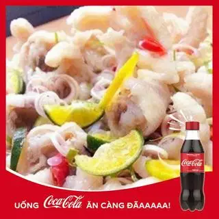Hình ảnh 5 chân gà rút xương ngâm sả tắc + Coca