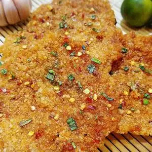 cơm cháy mắm hành _ chà bông đậu phộng oishi phủ chà mayo  - 30.000 ₫ tại Ăn Vặt 158 - Nguyễn Văn Đậu