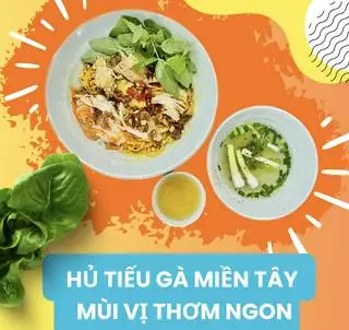 hủ tiếu trộn miền tây - 28.000 ₫ tại Hủ Tiếu Gà Sườn Hai Tô - Hòa Hảo