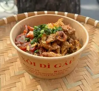 Xôi xá xíu da gà - 71.000 ₫ tại Xôi Dì Gái - Đường 3/2	