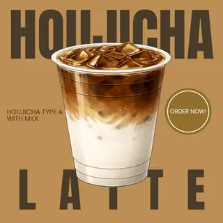 Hình ảnh Houjicha Latte
