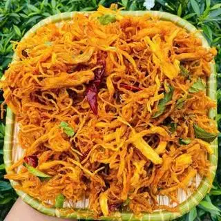 Hình ảnh KHÔ GÀ LÁ CHANH 200GR SIÊU NGON