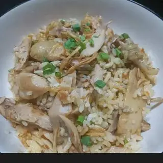 Hình ảnh cơm chiên gà xé 