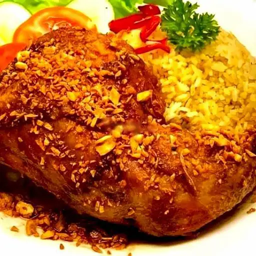Cơm gà xối mỡ xốt rôti - 64.000 ₫ tại Cơm Gà Xối Mỡ Tiệm Nhà Béo Beo - Huỳnh Lan Khanh