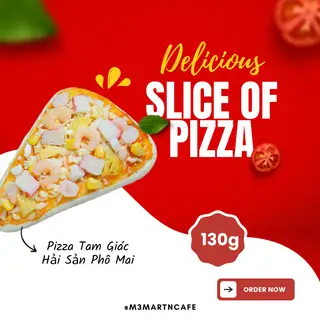 Pizza Tam Giác Hải Sản Phô Mai 130g - 35.000 ₫ tại M3 Mart N Café - Tôn Thất Tùng