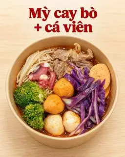 Hình ảnh Mì Cay Bò Cá Viên
