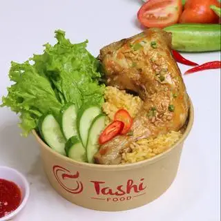Hình ảnh Cơm chiên đùi gà góc tư