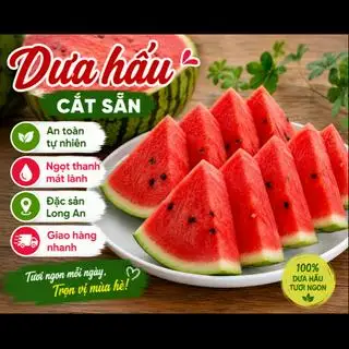 Dưa hấu 300g - muối tôm - 30.000 ₫ tại Tiệm Nhà Mèo- Trái Cây Cắt Sẵn- Nguyễn Xí
