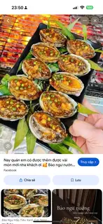 Hình ảnh BÀO NGƯ NƯỚNG TIÊU XANH (2 con)