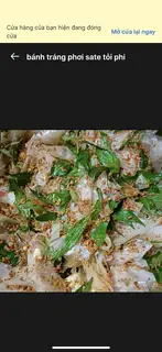 Hình ảnh Bánh tráng phơi sương trộn sate tỏi