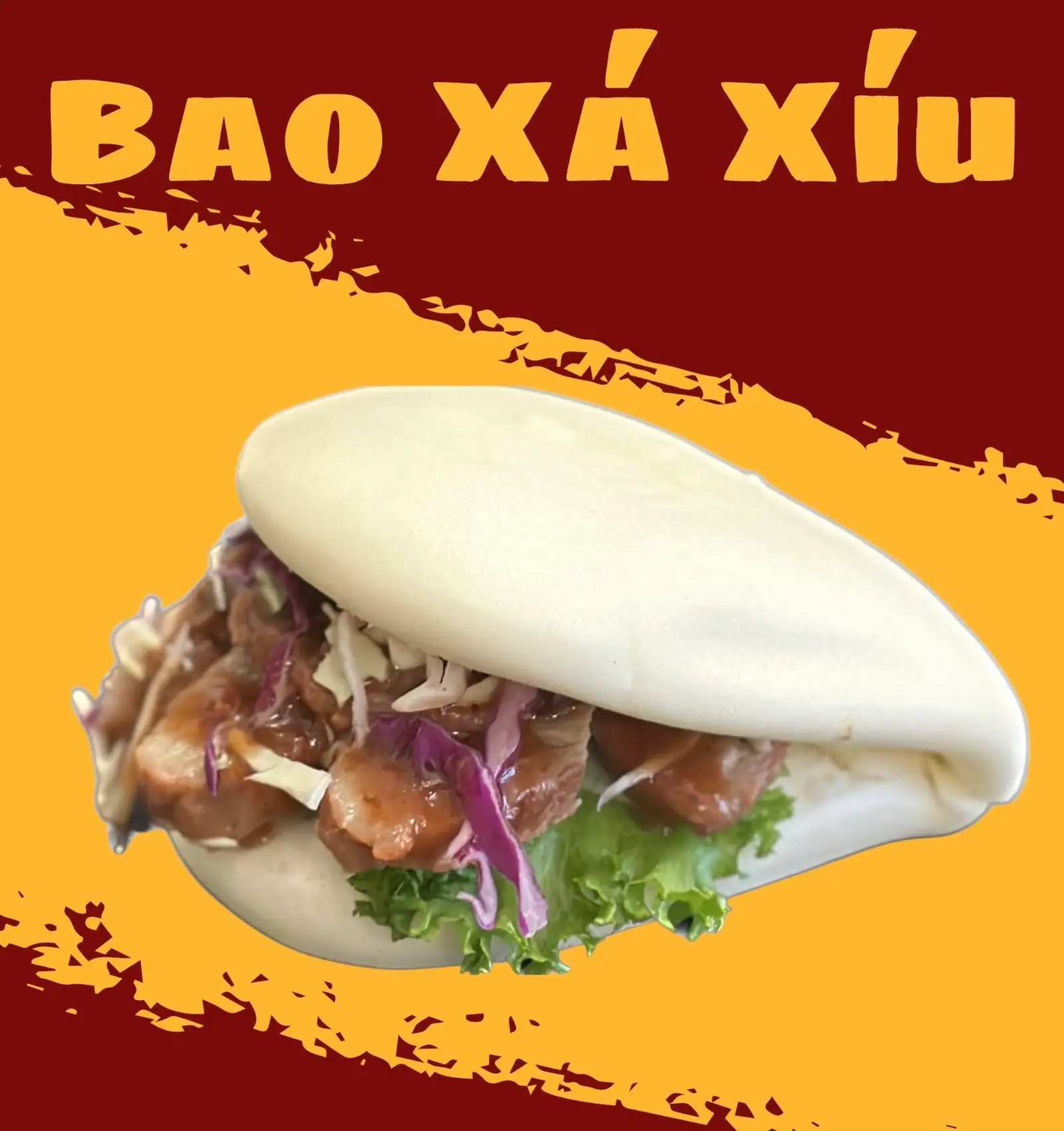 Bánh xá xíu - 46.000 ₫ tại DN Kitchen - Bánh Bao Kẹp - Cách Mạng Tháng 8