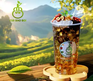 Trà Sâm Dược Bảo Bối- Full 7 Topping  - 33.000 ₫ tại Nước Sâm Dược Bảo Bối - Lạc Long Quân 