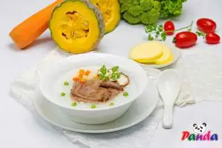 Hình ảnh Cháo bồ câu đậu xanh nhỏ