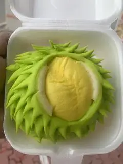 Hình ảnh Bánh bao tạo hình nhân ngọt sầu riêng