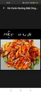 Gà Vườn Nướng Mật Ong - Nữa con size lớn 0,6 kg  - 125.000 ₫ tại Gà Ủ Muối & Gà Vườn Than Tân Lập - Đường Số 44