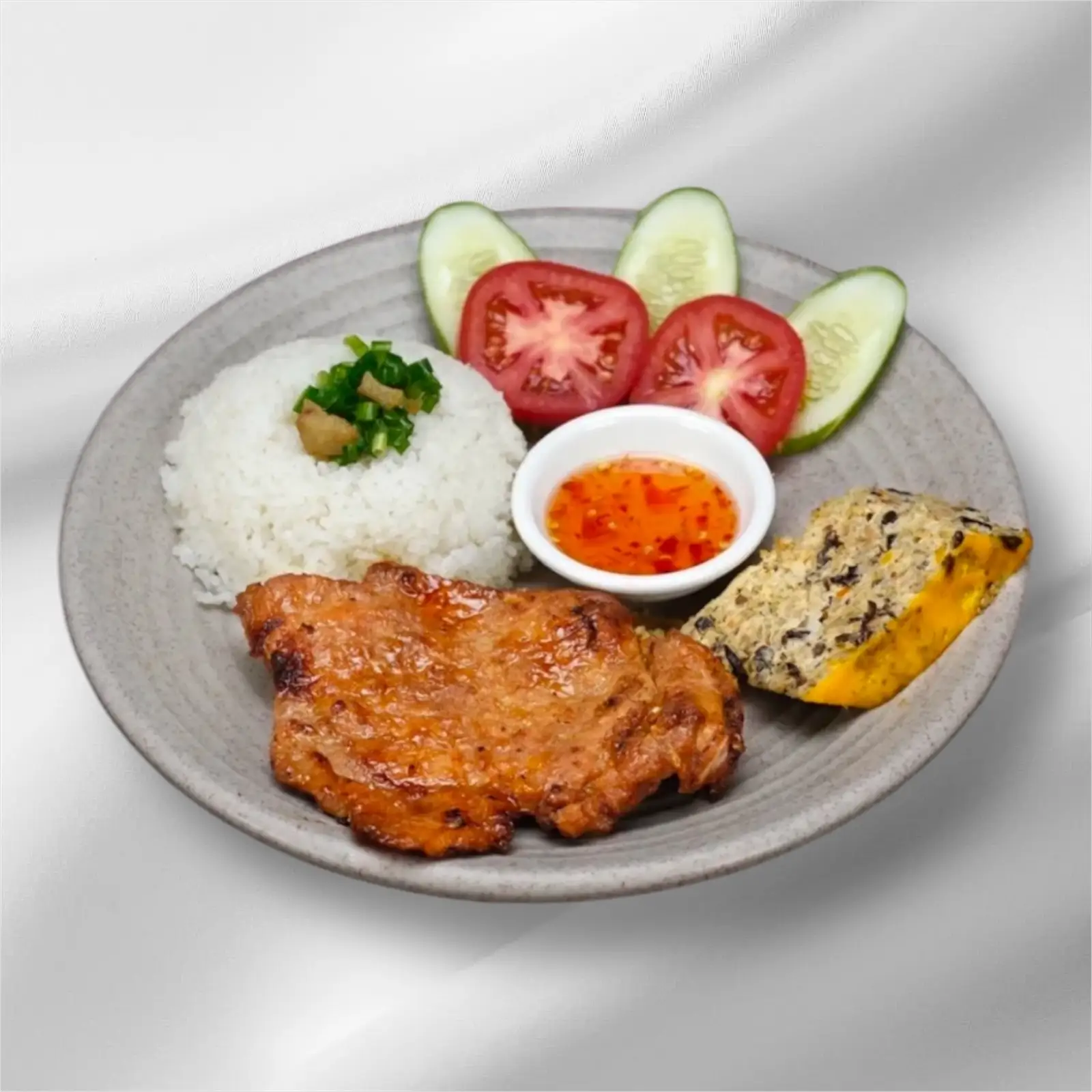 Cơm Sườn + Chả - 52.000 ₫ tại Cơm Tấm Phụng - Phan Văn Hân