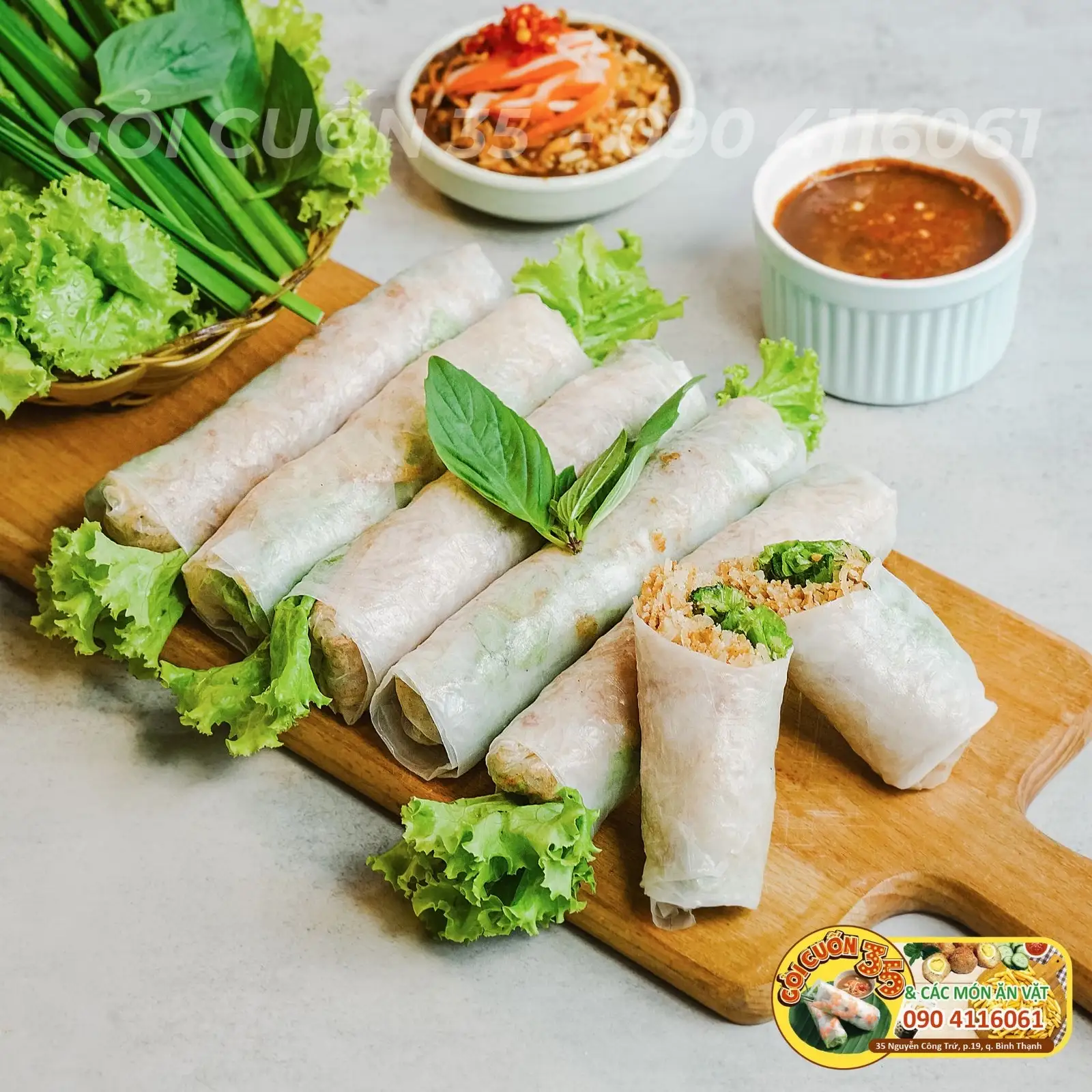 Bì cuốn thơm ngon - 12.000 ₫ tại Gỏi Cuốn 35 Ăn Vặt Trà Sữa - Nguyễn Công Trứ