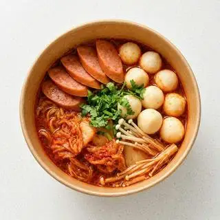 Hình ảnh Mỳ cay viên chiên xúc xích