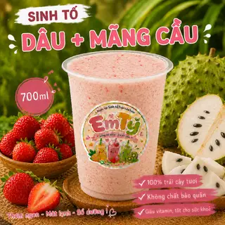 Sinh tố Mãng Cầu + Dâu (Nên Thử) - 40.000 ₫ tại Emty - Nước Ép, Sinh Tố & Trái Cây Tô - Xô Viết Nghệ Tĩnh
