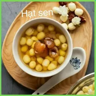 Hình ảnh chè hạt sen+ đá
