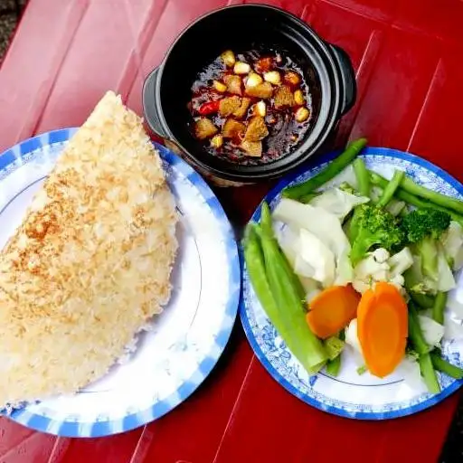 Combo cơm cháy đầy đủ - trà tắc - 62.000 ₫ tại Cơm Cháy Kho Quẹt - Cơm Chiên & Mì Xào - Tùng Thiện Vương