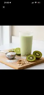 Hình ảnh Protein kiwi hạnh nhân - Kiwi Almond Protein Shake