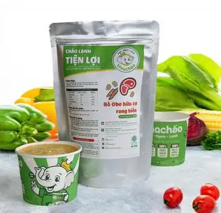 Hình ảnh Set cháo bò obe hữu cơ