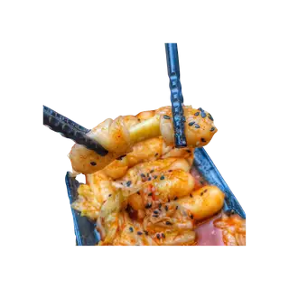 Hình ảnh Tokbokki nhân phô mai truyền thống